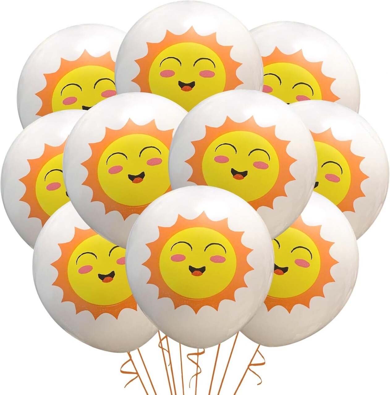 Sunshine Birthday Party Decorations Event Supply, Sunny Theme, 12 Inch Standard Size